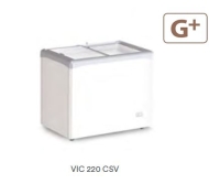 Congelador Horizontal Tapa Cristal VIC 220 CSV Eurofred